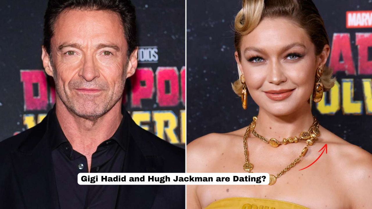 Hugh Jackman and Gigi Hadid