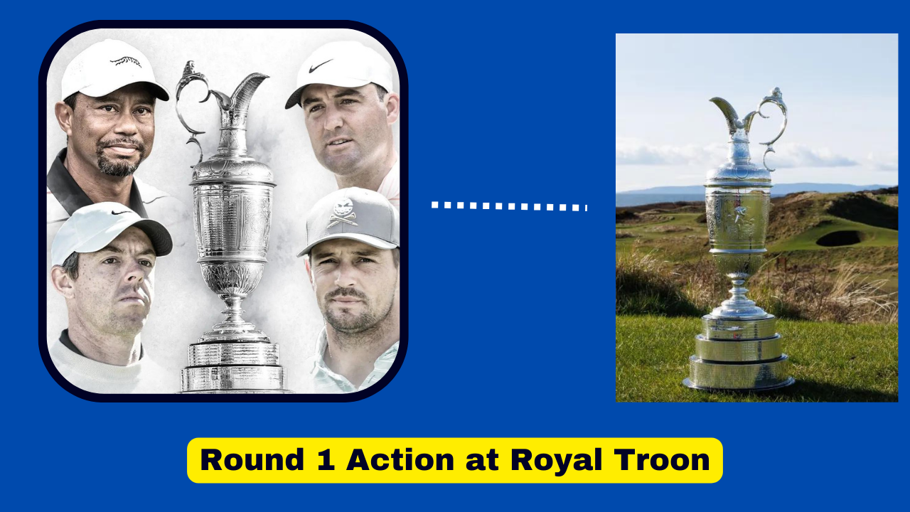 Round 1 Action at Royal Troon